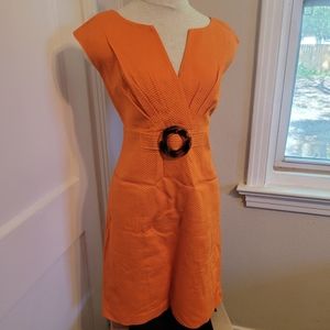 Eliza J Orange Dress